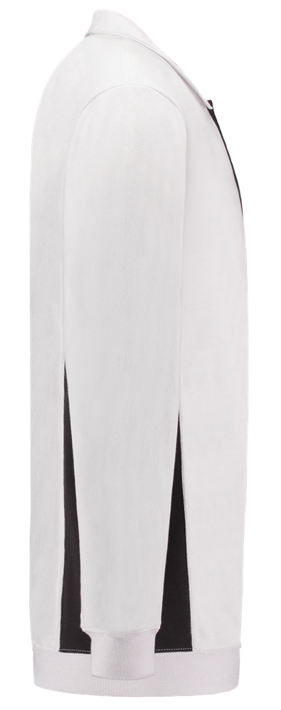TRICORP-Worker-Shirts, Polosweater, mit Brusttasche, Bicolor, 280 g/m², white-darkgrey