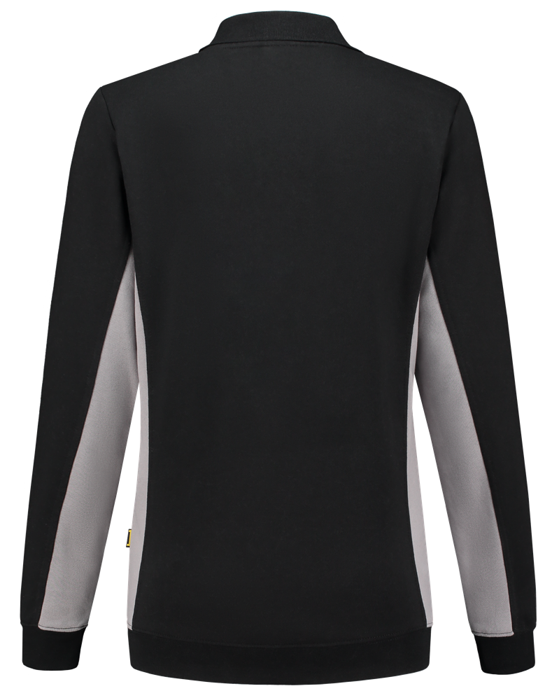 TRICORP-Worker-Shirts, Damen-Sweatshirt mit Polokragen, 280 g/m², black-grey