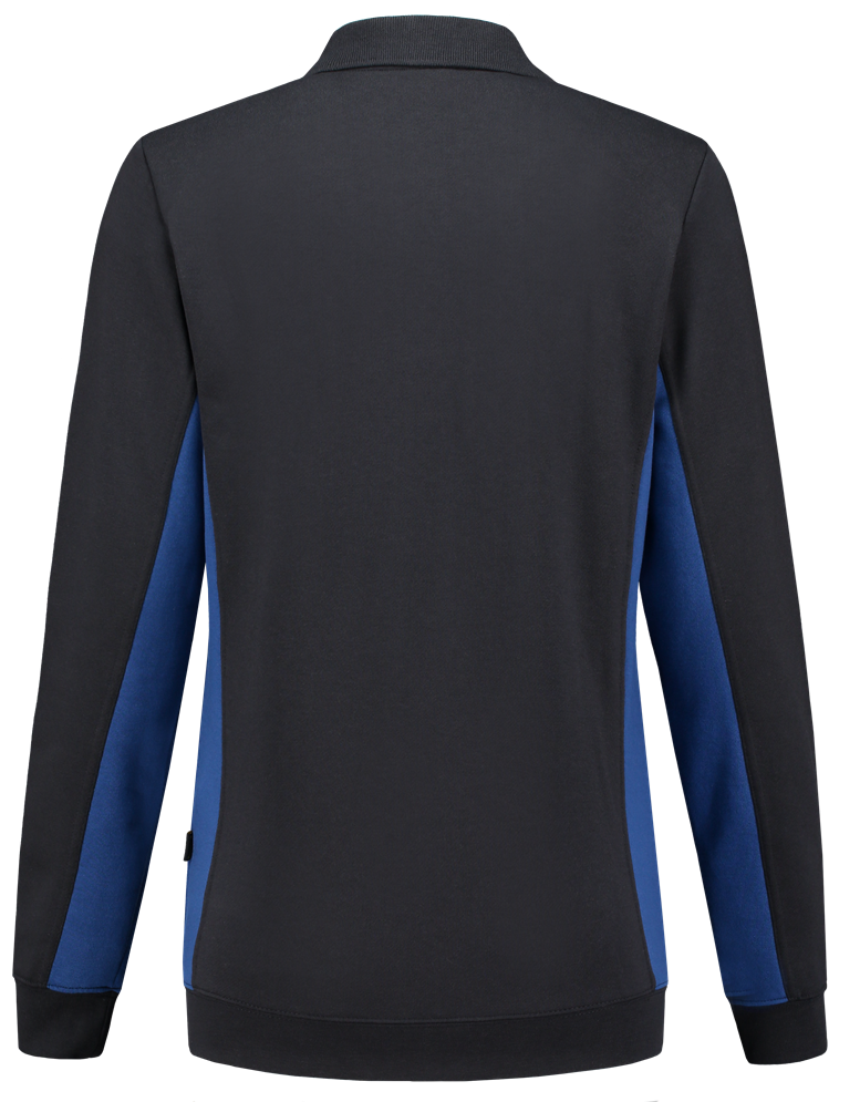 TRICORP-Worker-Shirts, Damen-Sweatshirt mit Polokragen, 280 g/m², navy-royalblue