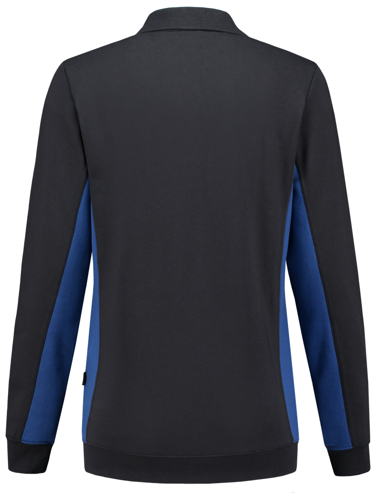 TRICORP-Worker-Shirts, Damen-Sweatshirt mit Polokragen, 280 g/m, navy-royalblue