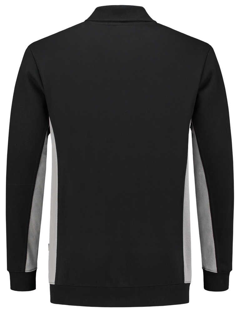 TRICORP-Worker-Shirts, Sweatshirt mit Polokragen, 280 g/m², black-grey