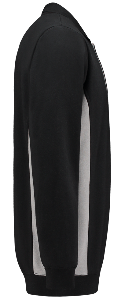 TRICORP-Worker-Shirts, Sweatshirt mit Polokragen, 280 g/m², black-grey