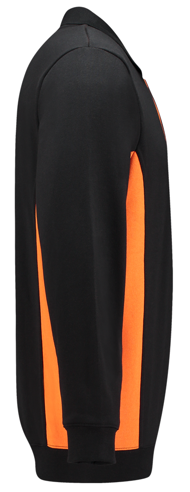 TRICORP-Worker-Shirts, Sweatshirt mit Polokragen, 280 g/m², black-orange