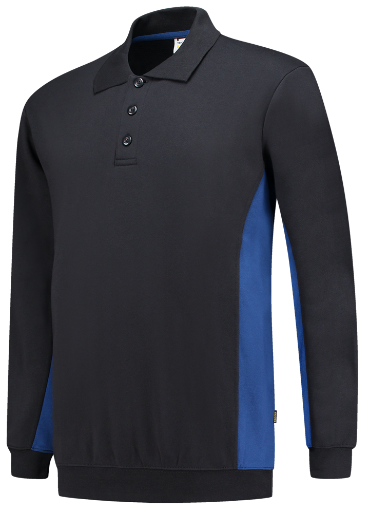 TRICORP-Worker-Shirts, Sweatshirt mit Polokragen, 280 g/m², navy-royalblue
