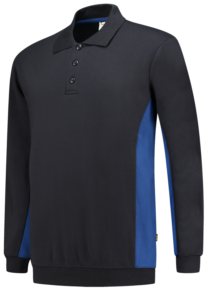 TRICORP-Worker-Shirts, Sweatshirt mit Polokragen, 280 g/m, navy-royalblue