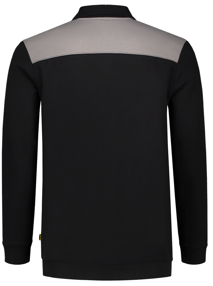 TRICORP-Worker-Shirts, Sweatshirt Polokragen Bicolor, Basic Fit, 280 g/m, black-grey