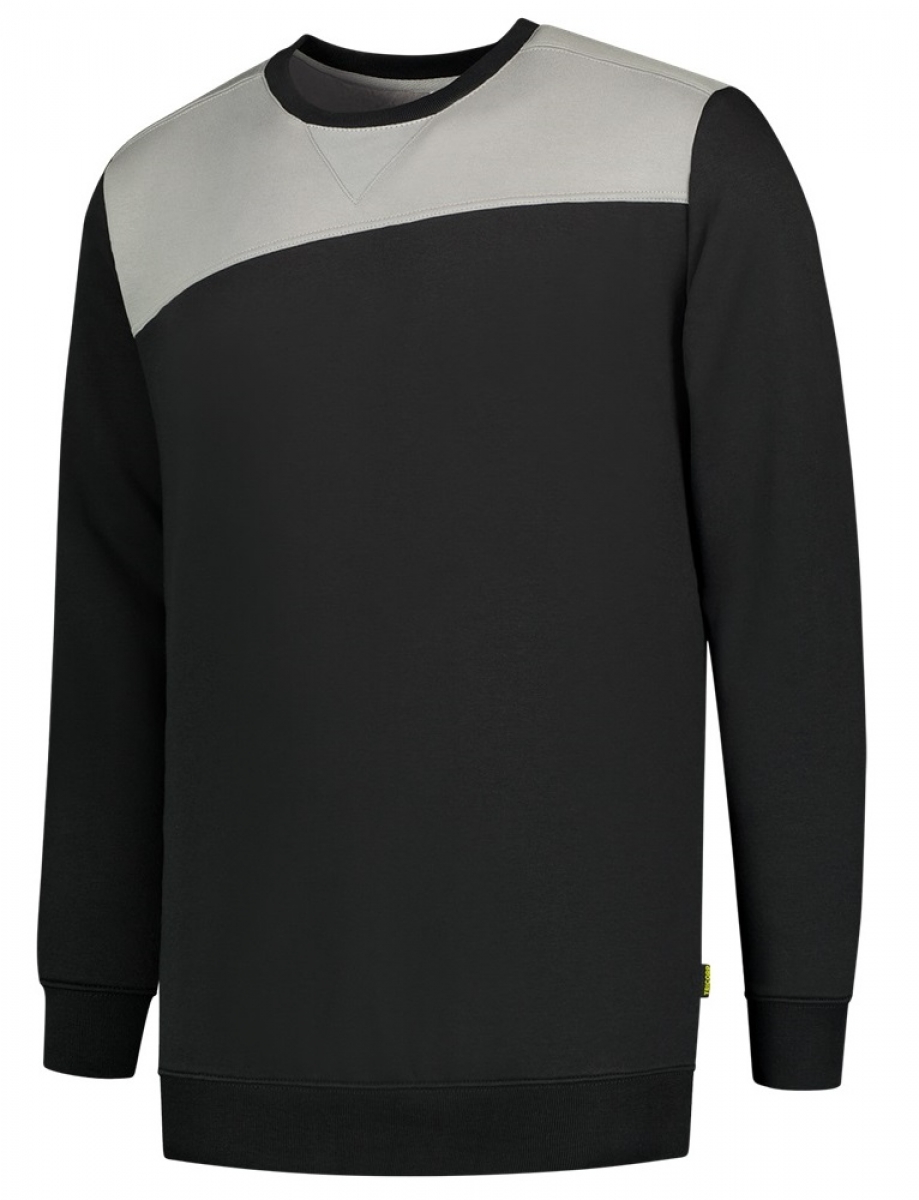 TRICORP-Worker-Shirts, Sweatshirt Bicolor Basic Fit, 280 g/m, black-grey