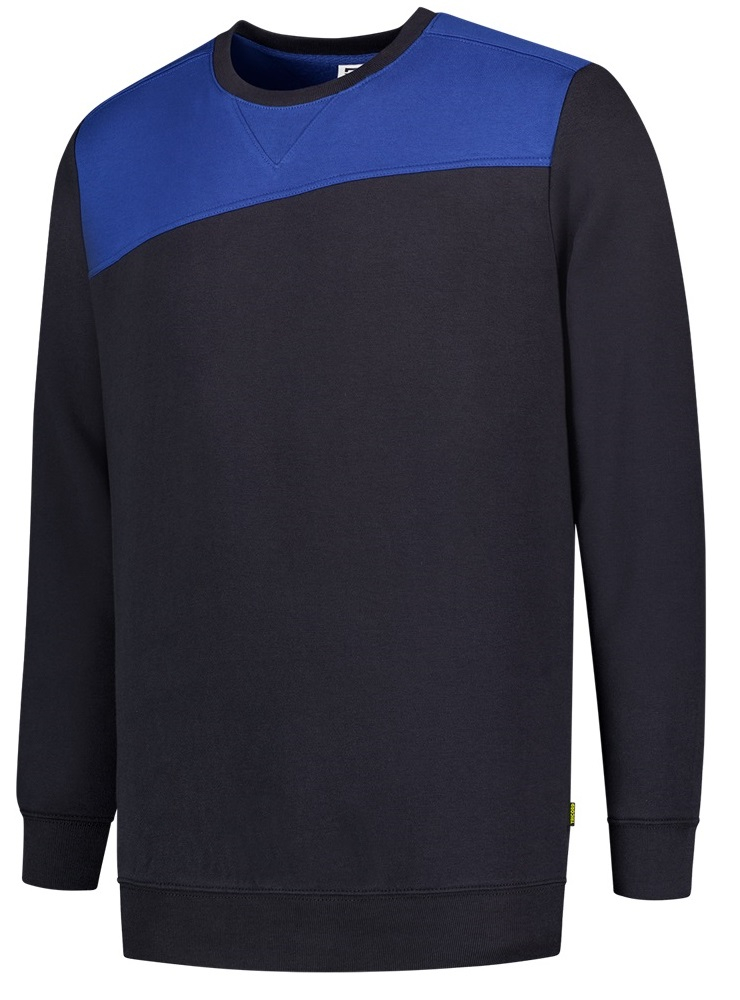 TRICORP-Worker-Shirts, Sweatshirt Bicolor Basic Fit, 280 g/m², navy-royalblue