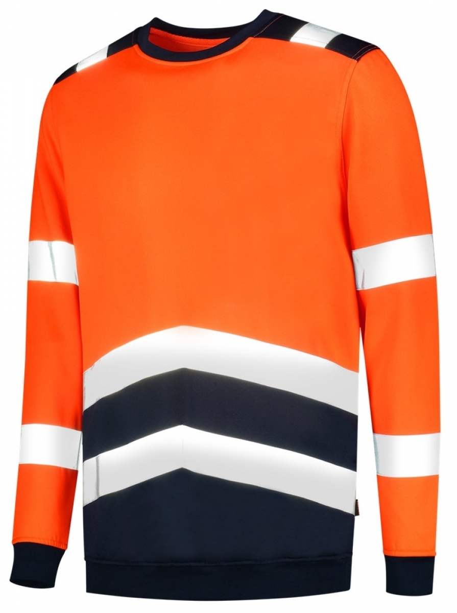 TRICORP-Warnschutz, Sweatshirt, Bicolor, 280 g/m, orange-ink