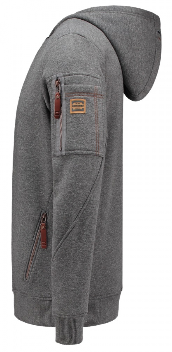 TRICORP-Worker-Shirts, Hoodie-Premium Sweater, 300 g/m, stonemel