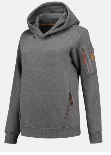 TRICORP-Damen-Hoodie-Premium Sweater, 300 g/m², stonemel