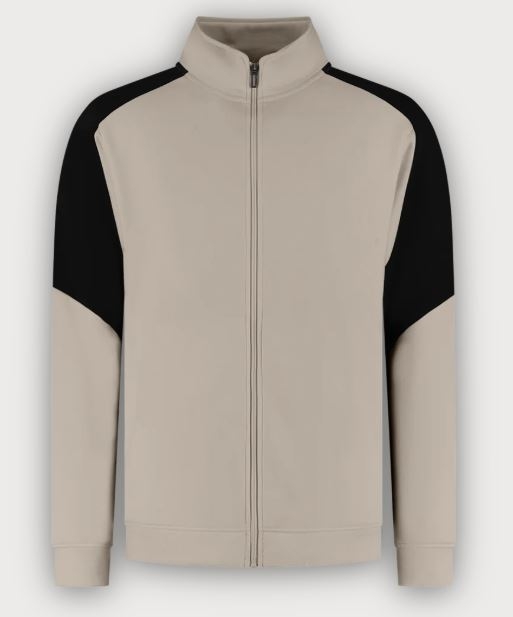 Tricorp Sweatjacke Bicolor Redefined, Sand-Black