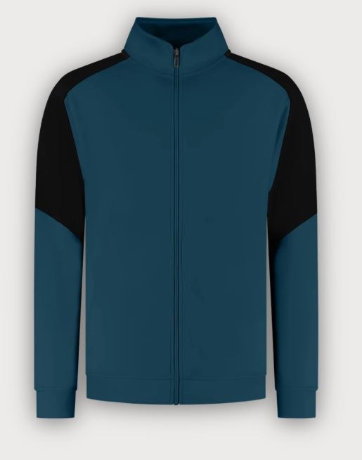Tricorp Sweatjacke Bicolor Redefined, Teal-Black