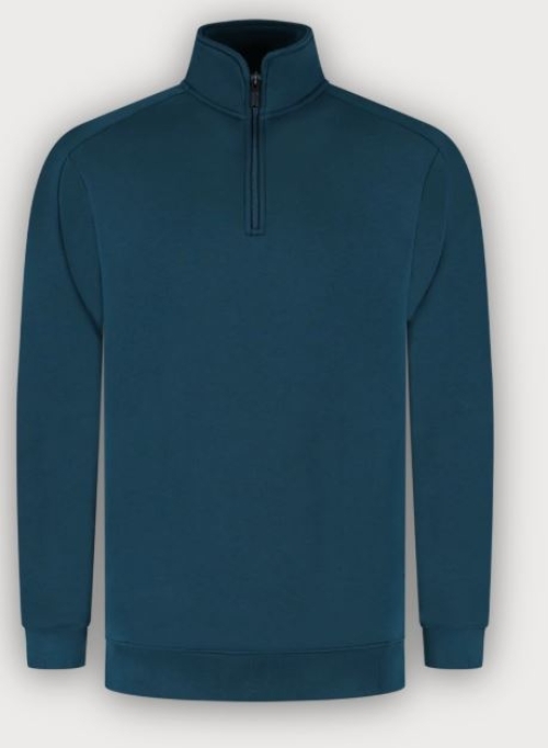 Tricorp 1/4 Zip Sweatshirt Redefined, Teal