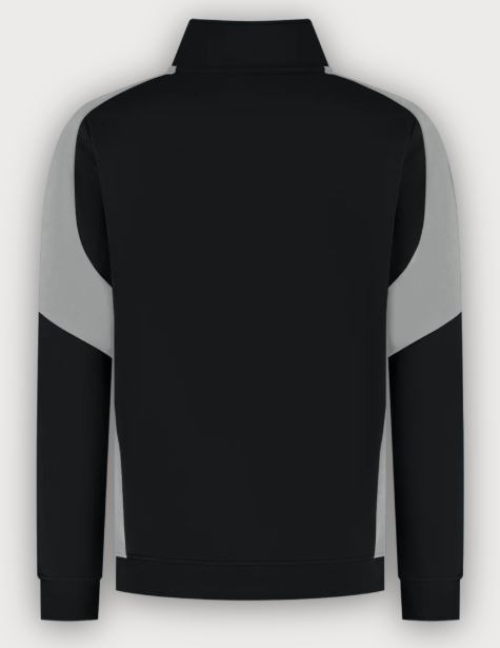 Tricorp 1/4 Zip Sweatshirt Bicolor Redefined, Black-Grey