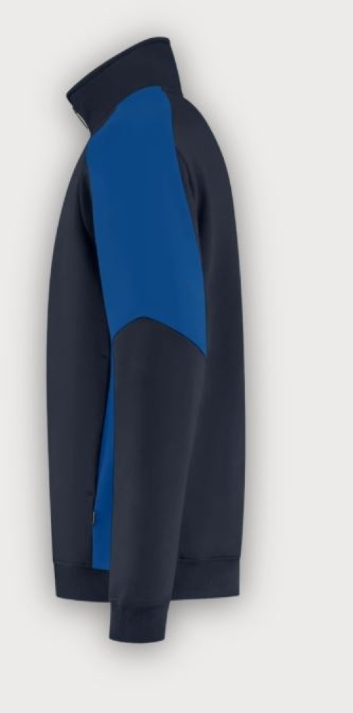 Tricorp 1/4 Zip Sweatshirt Bicolor Redefined, Ink-Royal Blue