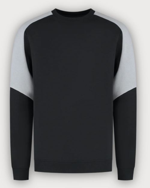 Tricorp Sweatshirt Bicolor Redefined, Black-Grey