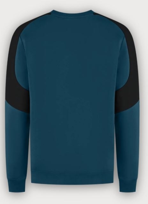 Tricorp Sweatshirt Bicolor Redefined, Teal Black
