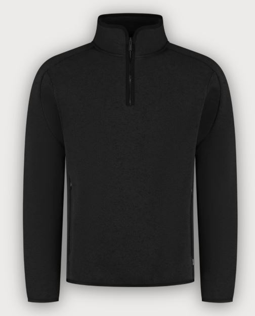 Tricorp 1/4 Zip Strickfleecejacke Redefined, Black