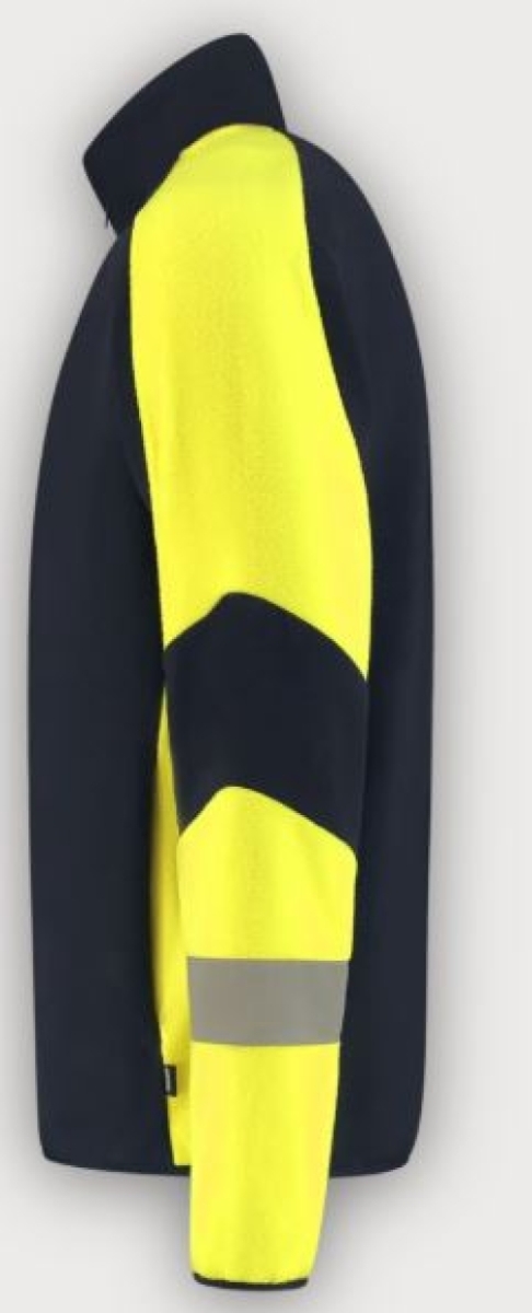 Tricorp Warnschutz Fleecejacke Reflective Redefined, Ink-Fluor Yellow