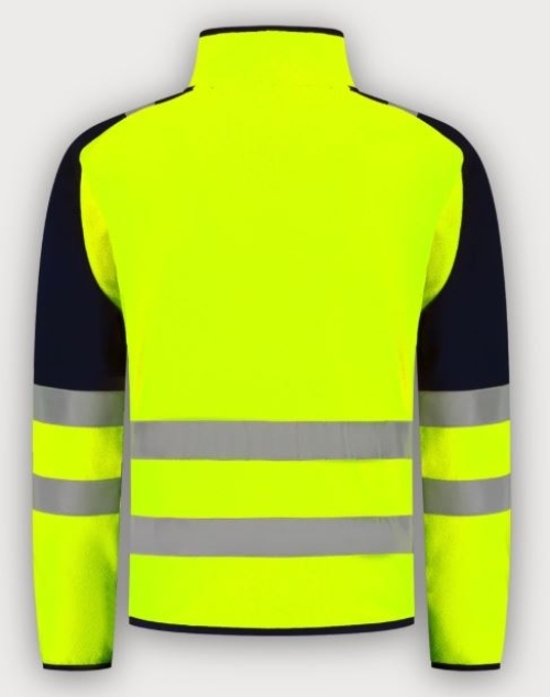 Tricorp Warnschutz Fleecejacke High Vis Redefined, Fluor Yellow-Ink