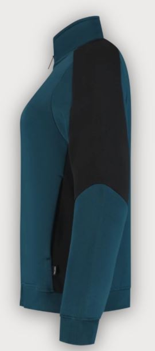Tricorp Sweatjacke Bicolor Redefined Damen, Teal-Black