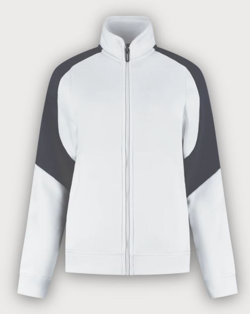 Tricorp Sweatjacke Bicolor Redefined Damen, White-Anthracite