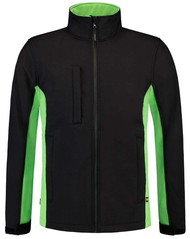 TRICORP-Workwear, Softshelljacke, Bicolor, 340 g/m², black-lime