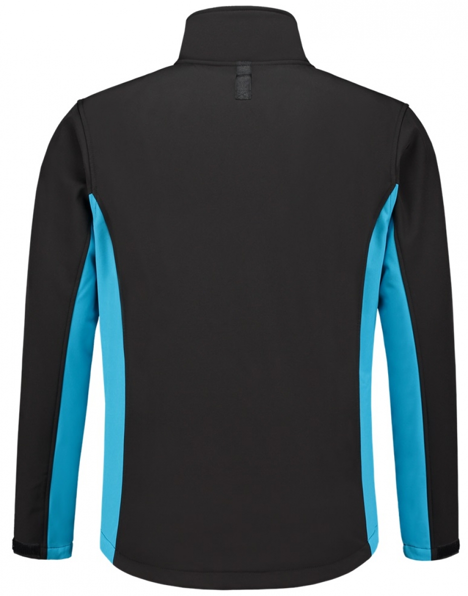 TRICORP-Workwear, Softshelljacke, Bicolor, 340 g/m, black-turquoise