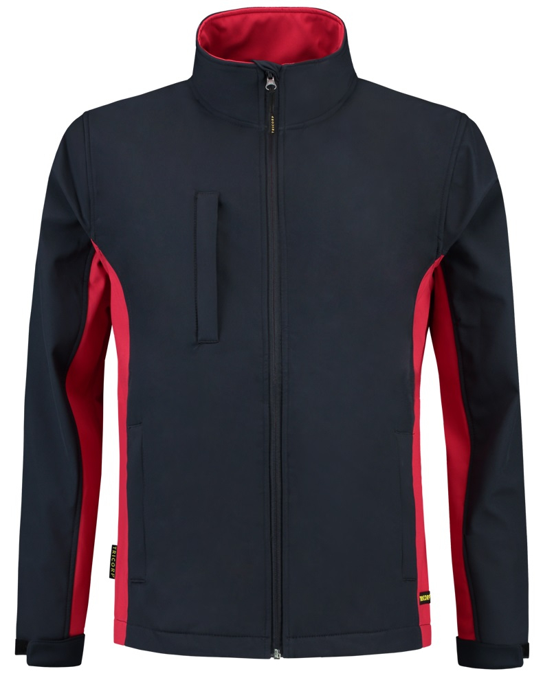 TRICORP-Workwear, Softshelljacke, Bicolor, 340 g/m², navy-red