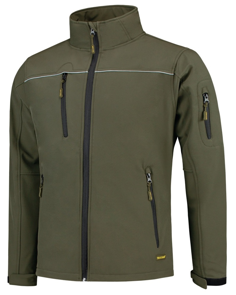 TRICORP-Workwear, Softshelljacke Exzellent, Basic Fit, 340 g/m², army