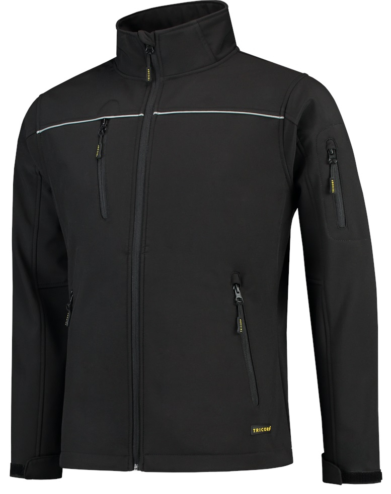 TRICORP-Workwear, Softshelljacke Exzellent, Basic Fit, 340 g/m², black
