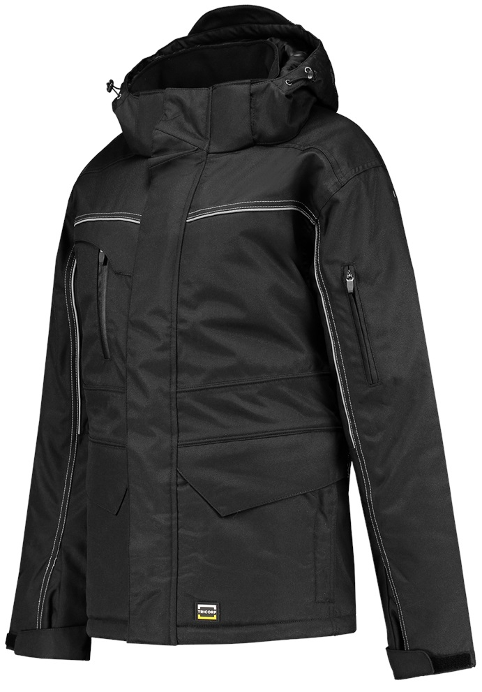 TRICORP-Workwear, Midi Parka Canvas, Basic Fit, 300 g/m², black