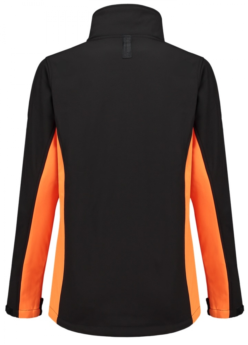 TRICORP-Workwear, Damen-Softshelljacke, Bicolor, 340 g/m, black-orange