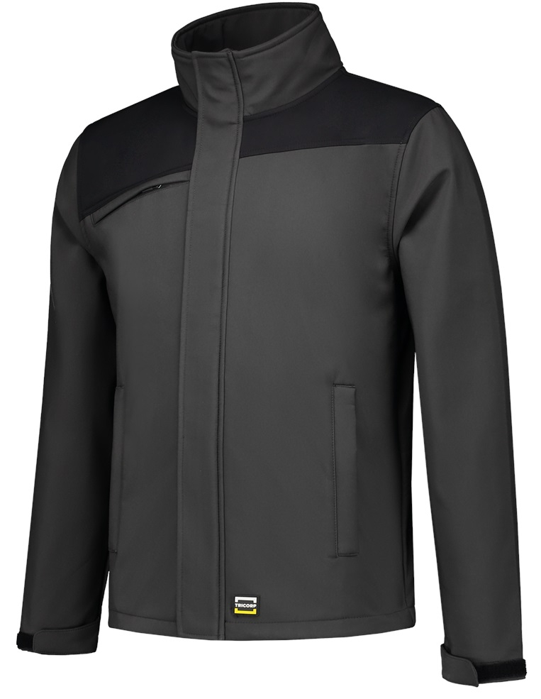 TRICORP-Workwear, Softshelljacke Bicolor, Basic Fit, 340 g/m², darkgrey-black
