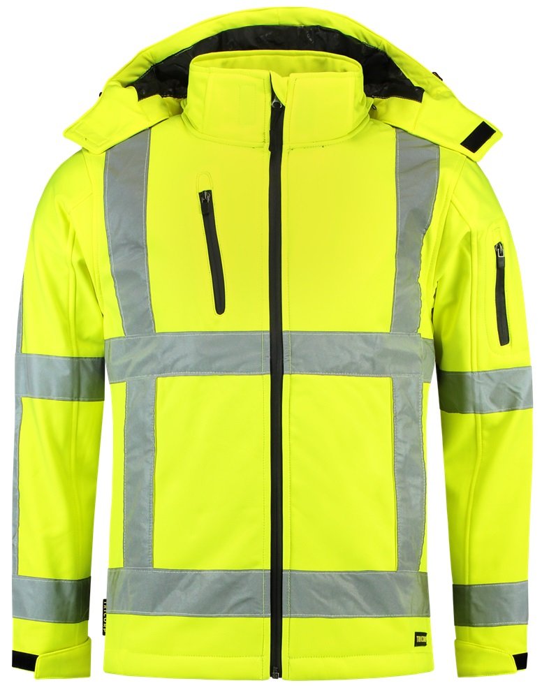 TRICORP-Warnschutz, Softshelljacke, 300 g/m², warngelb