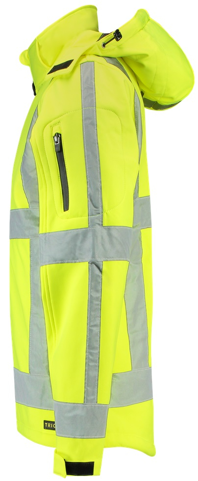TRICORP-Warnschutz, Softshelljacke, 300 g/m², warngelb