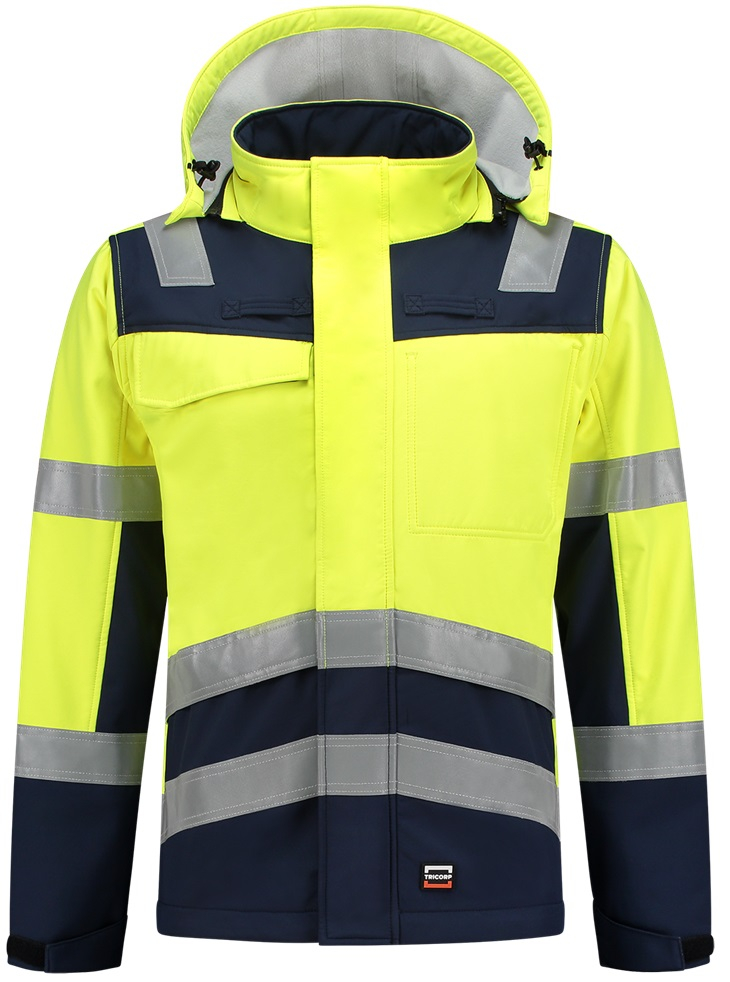 TRICORP-Warnschutz, Softshell-Jacke, Multinorm, 350 g/m², warngelb