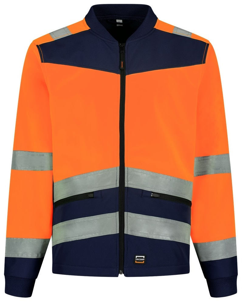 TRICORP-Warnschutz, Softshell-Jacke, Bicolor, 300 g/m², orange-ink
