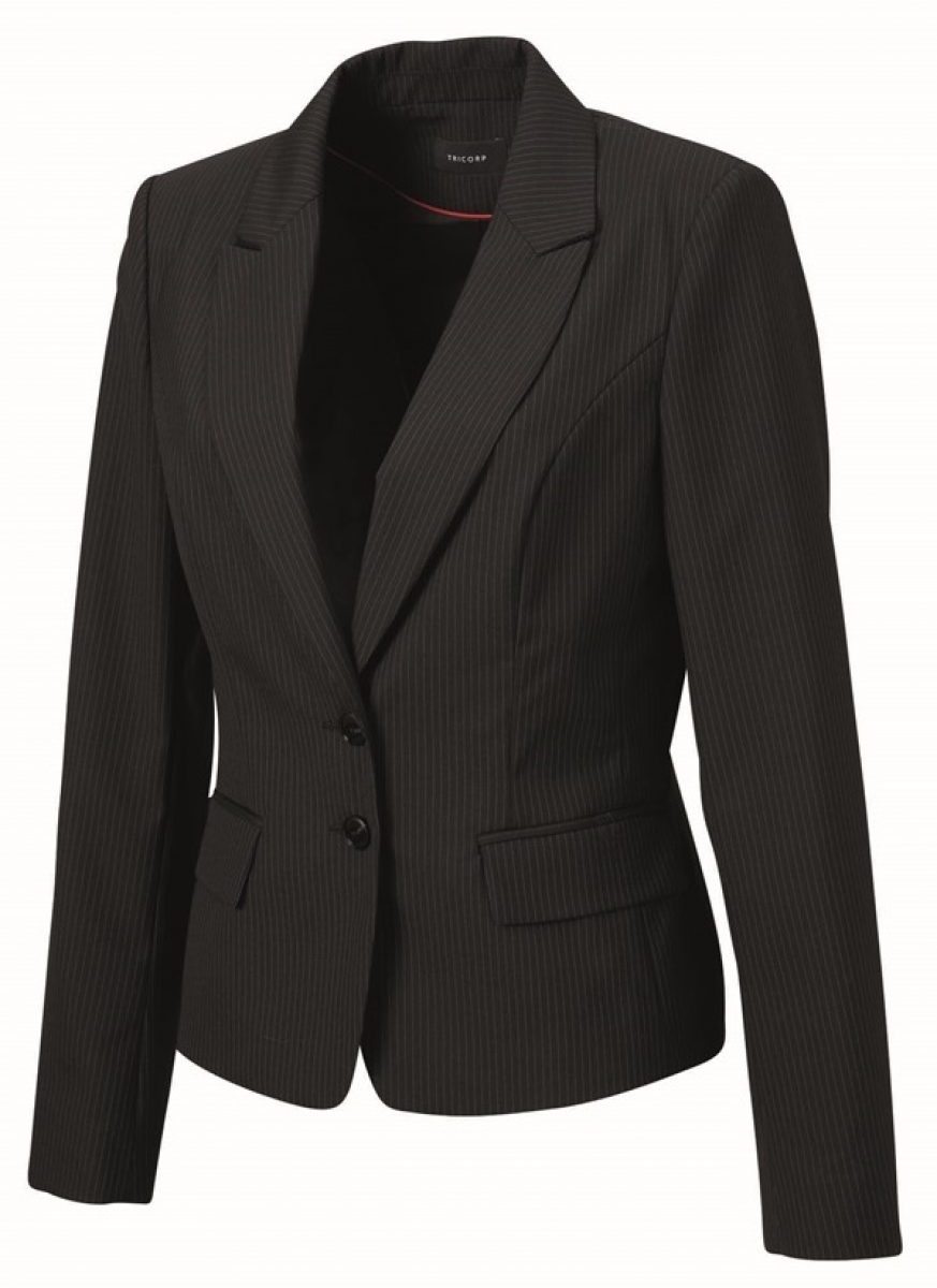 TRICORP-Workwear, Blazer Damen, Basic Fit, 270 g/m, black-stripe
