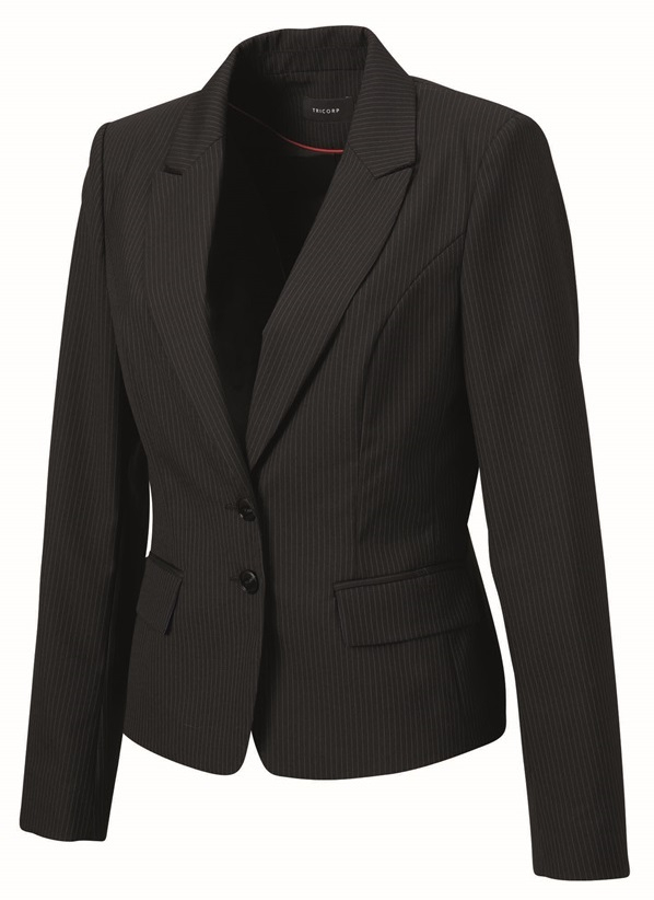TRICORP-Workwear, Blazer Damen, Basic Fit, 270 g/m², black-stripe