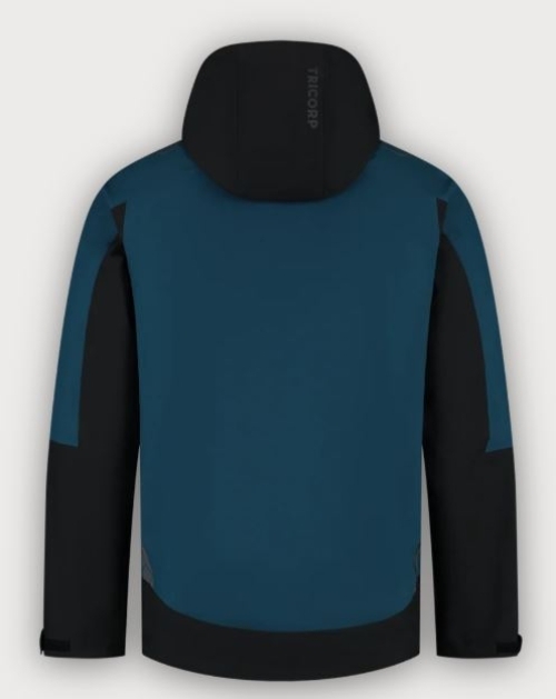 Tricorp Regenjacke Techshell Redefined, Teal-Black