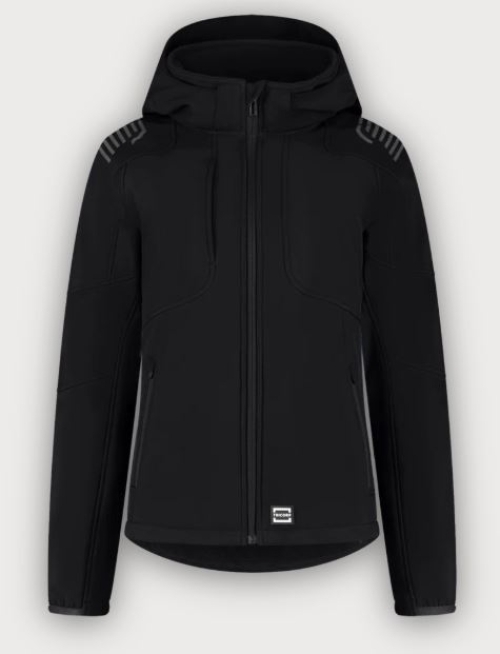 Tricorp Softshelljacke Kapuze Exzellent Redefined Damen, Black