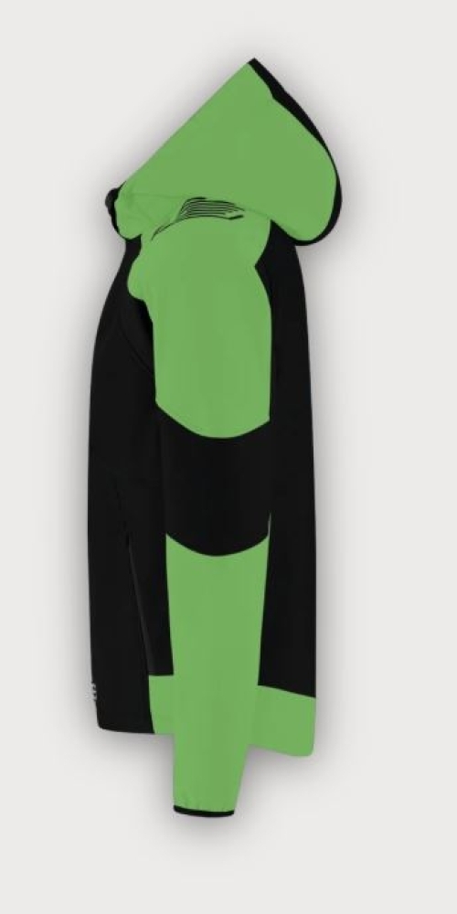 Tricorp Softshelljacke Kapuze Bicolor Redefined, Black-Lime