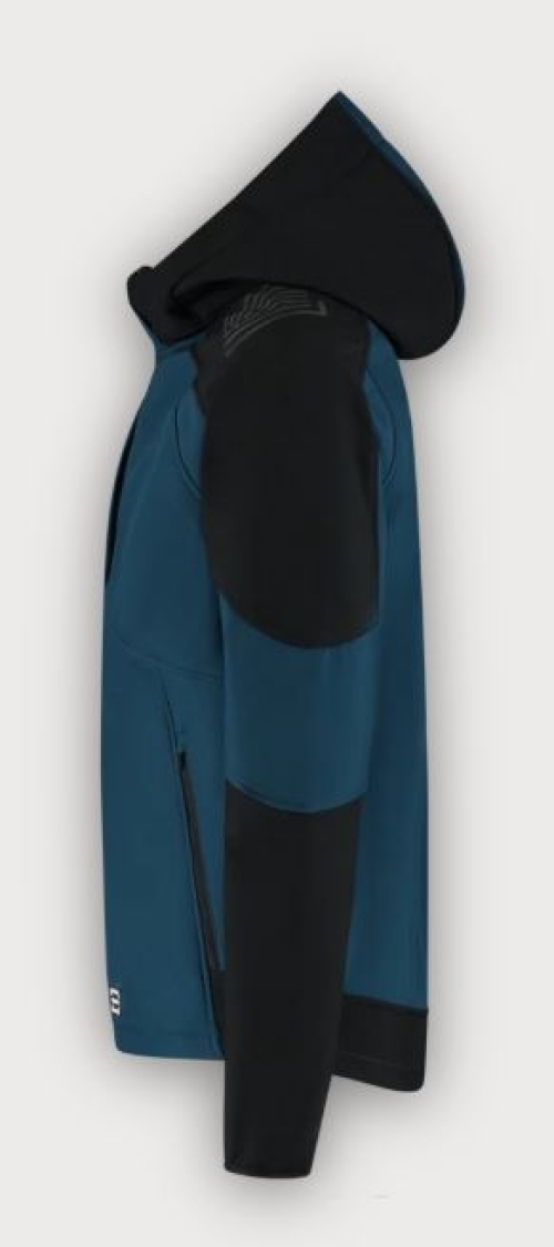 Tricorp Softshelljacke Kapuze Bicolor Redefined, Teal-Black