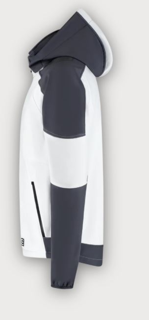 Tricorp Softshelljacke Kapuze Bicolor Redefined, White-Anthracite