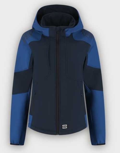Tricorp Softshelljacke Kapuze Bicolor Redefined Damen, Ink-Royal Blue