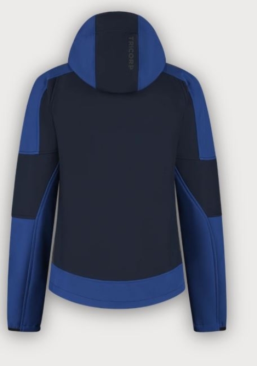 Tricorp Softshelljacke Kapuze Bicolor Redefined Damen, Ink-Royal Blue