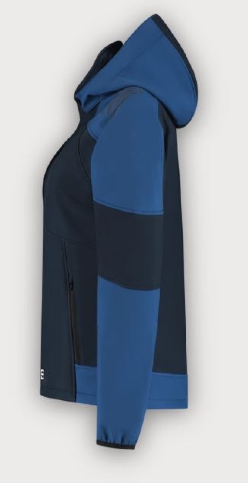 Tricorp Softshelljacke Kapuze Bicolor Redefined Damen, Ink-Royal Blue