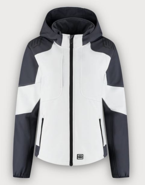 Tricorp Softshelljacke Kapuze Bicolor Redefined Damen, White-Anthracite